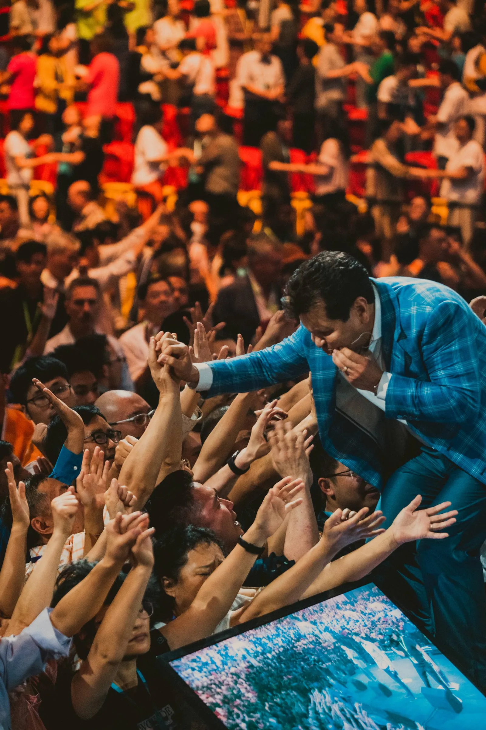 Evangelist preaching